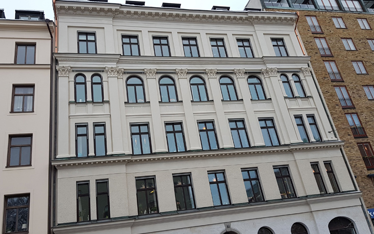 Fasadrenovering Östermalm